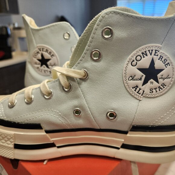 Converse Chuck 70 Plus High Top Shoes Size Women’s 7.5 NEW BLUE MENS 5.5 UNISEX - Picture 8 of 10